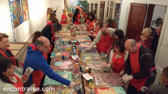 Encuentros Grupales (08/07/2018) :   3era Paint Night - Noche mágica para hacer magia 