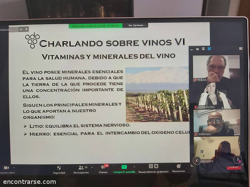 Encuentro 21399 : Charlando Sobre Vinos VI