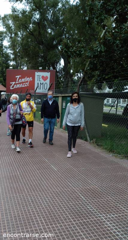 Encuentros Grupales (19/09/2021) :   VAMOS A CAMINAR EL DOMINGO A LA MAÑANA- COSTA DE VICENTE LOPEZ