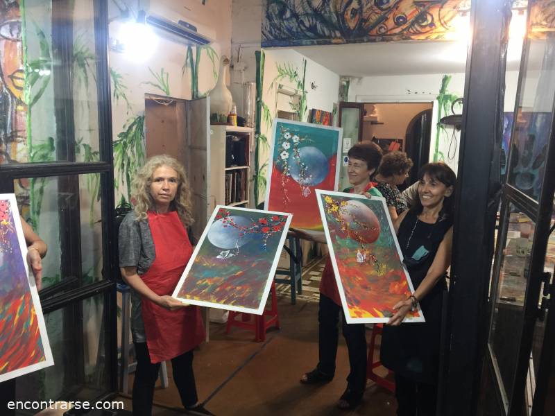 Encuentros Grupales (27/11/2021) :   PAINT NIGHT EN AREAMISTICA