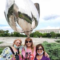 Encuentro 21989 : Floralis generica  En RECOLETA con distancia barbijo y zapatillas.La pasamos bomba y no nos damos manija.!!!!!