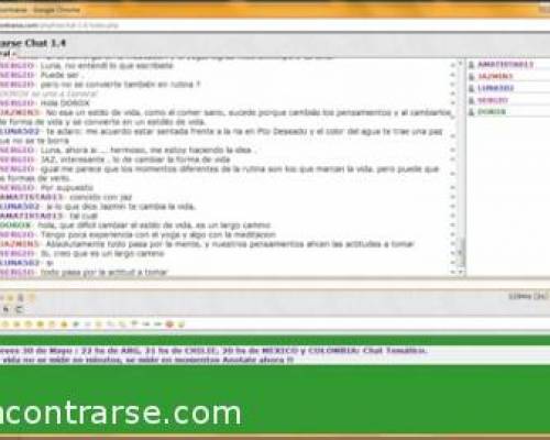 10558 1 AHORA !! CHAT TEMATICO : La vida no se mide en minutos sino en momentos