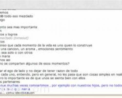 10558 5 AHORA !! CHAT TEMATICO : La vida no se mide en minutos sino en momentos