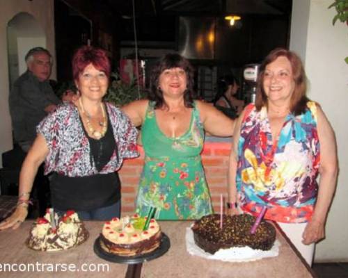 11526 38 Maríadelalma - Turquezzaz y Aguamar1960 festejan sus cumpleaños en el Club de los Viernes!!!