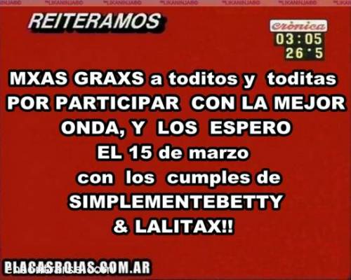 11697 95 *LACITY* !CENA* SHOW* BAILE* CANILLALIBRE h/las 6hs! CUMPLE :ZULY