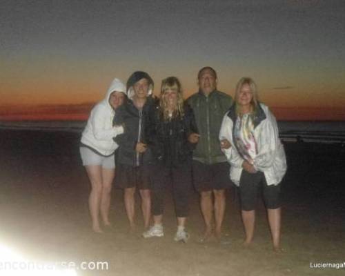 Esperando el amanecer en Monte Hermoso :Encuentro Grupal " Asado de despedida Gasolero en Puerto Madryn "