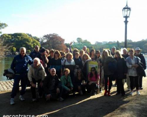 En el lago de Regatas :Encuentro Grupal CAMINATA POR LOS LAGOS Cambio de ITINERARIO