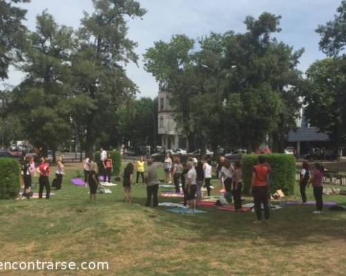 15695 2 SE VIENE OTRO FERIADO...SE VIENE YOGA Y MATE EN PLAZA ARENALES!! 