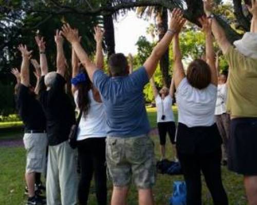 Toda la caminata fue preciosa, pero el momento de relajaciòn , lo màs. buenisimo, Adi!! :Encuentro Grupal CAMINATA POR LOS LAGOS Cambio de ITINERARIO