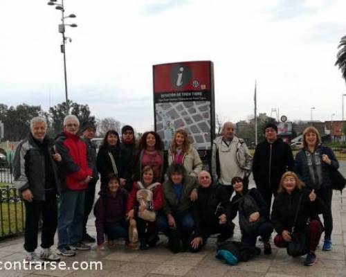 Arrancando la caminata, el tiempo amenazó pero no hay mal tiempo para un caminante jaja :Encuentro Grupal CAMINATA POR EL DÍA DEL AMIGO EN EL TIGRE