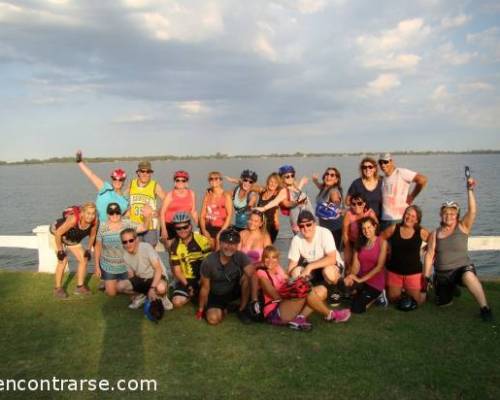 se ve que la pasaron genial !!!! :Encuentro Grupal Montá tu bici..vamos a Monte !
