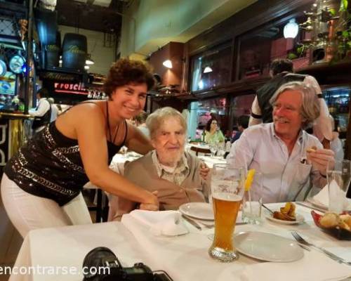 Fotito para el recuerdo...Feliz Cumple Osvaldo, 91 no son pocos !!  :Encuentro Grupal CECILIA ROSSETTO PRESENTA ROJOTANGO