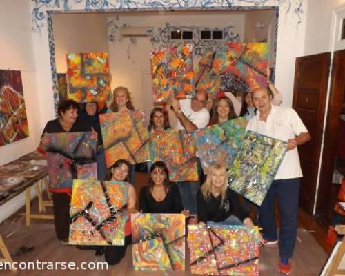 Encuentros Grupales (30/04/2018) :   2da Paint Night - Pizza, tragos y amigos 