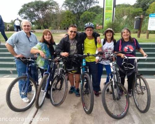 Una parte del intrepido equipo...jaja :Encuentro Grupal EL DOMINGO BICICLETEADA POR LA RESERVA ECOLOGICA...!!! me acompañan?