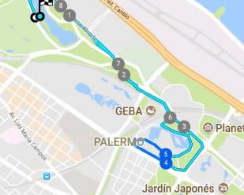 17460 30 PALERMO ENTRENA Y TAMBIEN MATEA !!! (caminamos, corremos, trotamos)