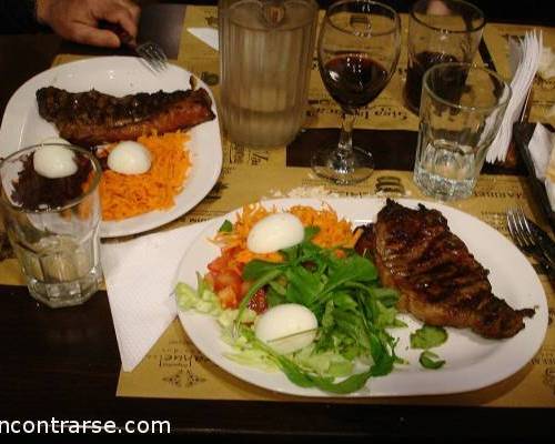 Rico, muy rico!!! :Encuentro Grupal SEGUIMOS A LA VACA Y VAMOS A CENAR CON SHOW????