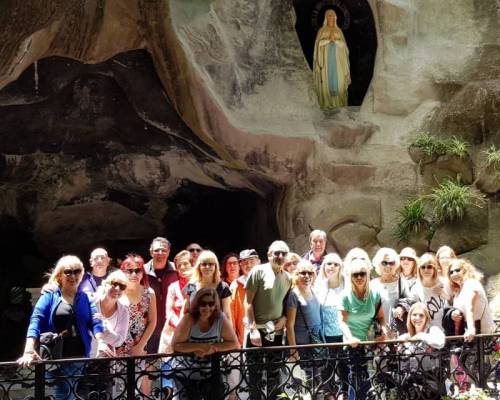 Muchas gracias a todos por participar de esta caminata a la Basílica de Lourdes !!  :Encuentro Grupal AGRONOMÍA...CAMINA HASTA EL SANTUARIO DE SANTOS LUGARES !!