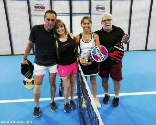 18238 5 **2018 Seguimos jugando al Padel ? ** Horario: 14:30 a 16:30