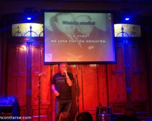 Muy buen tango OksyBenz! la vida es una herida absurda.... :Encuentro Grupal LO PEDISTE, LO TENES. KARAOKE  FESTEJANDO EL DÌA DE LA MUJER