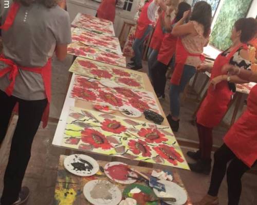 18678 14 4ta Paint Night  -  Disfrutamos pintando un cuadro + bebidas + pizzas !!! 