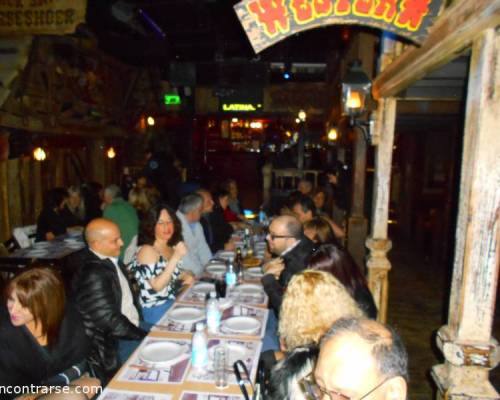 19135 5 FESTEJAMOS CENANDO Y BAILANDO  EN WESTERN DISCO!!!! 