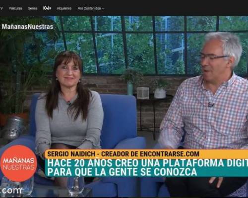 Excelente como describieron el sitio,  se los vió muy relajados ....divinos Felicitaciones !!!! :Encuentro Grupal Hoy en vivo en el programa Mañanas Nuestras - MELANIE256 y SERGIO