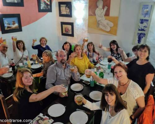 brindamos por la amistad :Encuentro Grupal FONTANARROSA A LA CARTA