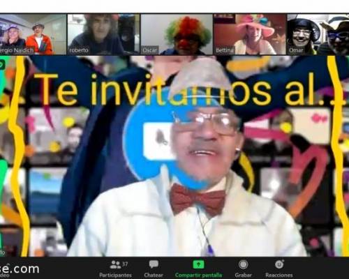 GRACIAS RODO, MUY BUENAS IDEAS, MUCHA CREATIVIDAD.LAMENTO HABERME RETIRADI ANTES, NO ME SENTIA BIEN.. GRACIAS POR TODO. FELIZ CUMPLE.... :Encuentro Grupal ZOOMPLEAÑOS GEMINIANO!