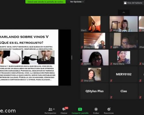 muy linda charla , muy entretenida e interesante. Gracias Norber :Encuentro Grupal Charlando Sobre Vinos V