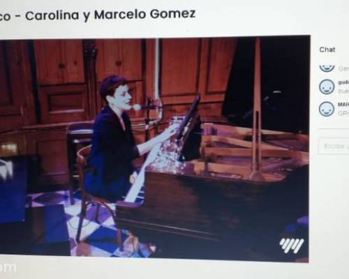 21743 6 Marcelo Gomez y Carolina Gomez en show desde la bohemia