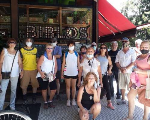 Valiente grupo que enfrentó la temperatura de este domingo :Encuentro Grupal VAMOS A PALERMO A CAMINAR DOMINGOS A LA MAÑANA EN GRUPO 