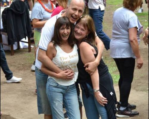 Lindo trio!! :Encuentro Grupal La vida es un Carnaval !