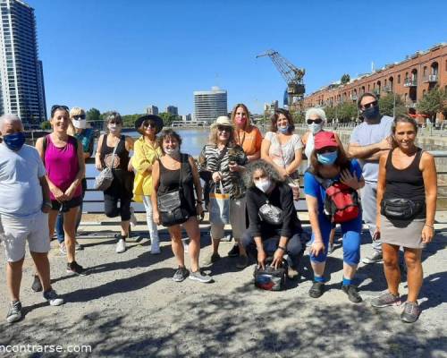  No se puede pedir mas, linda gente, lindo dia !! :Encuentro Grupal Caminata Reserva Ecológica-Pto Madero.
