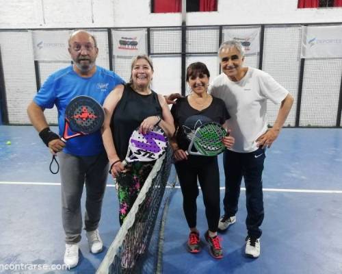 Gran partido era el primero calentando motores @herbri840 :Encuentro Grupal ¿JUGAMOS AL PADDLE ? 