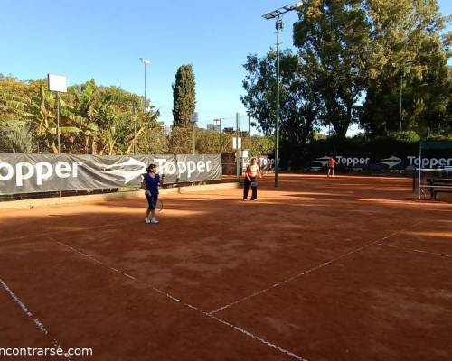 25854 16 TENIS del Domingo rodeado de verde * NUEVO HORARIO*