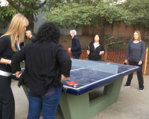 Muy bueno el doble damas :Encuentro Grupal PING PONG-Tenis de mesa