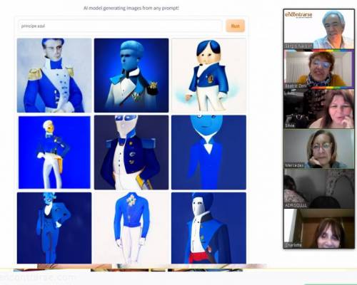 Seguimos probando a ver si sale un principe azul  :Encuentro Grupal Vamos a hacer arte online