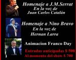 " Homenaje a Nino Bravo y J.M. Serrat " : LAMENTABLEMENTE NO VOY A PODER CONCURRIR. GRACIAS