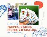 Campeonato de Naipes y Dados + Picnic con Música y Karaoke - Parque Centenario : Volvemos a jugar a las cartas o con los dados... Impresionantes Premios a los ganadores!! Además escuchamos a quien q
