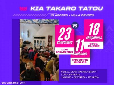 Encuentro KIA TAKARO TATOU   (Vamos a Juegos y pasar un buen