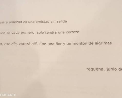 me autorizó a publicar su texto...tan breve como profundo. Enorme poder de síntesis. Enorme ternura. Bello. Felicitaciones!    :Encuentro Grupal Taller de escritura creativa: Te doy la palabra