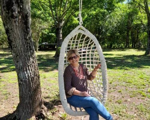 Un gusto compartir la mesa con Cristina en su primer salida, gracias por compartirnos tus ricos mates :Encuentro Grupal ASADO EN CARLOS KEEN - LUJAN