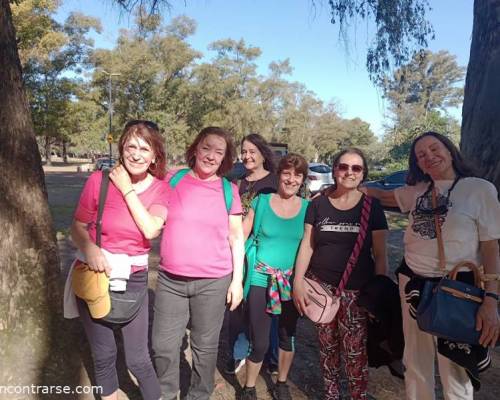 Encuentros Grupales (08/10/2023) :   CAMINAMOS NUEVAMENTE  POR LOS BOSQUES DE PALERMO