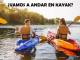 ¿VAMOS A ANDAR EN KAYAK?..: Nati me estab enseñando como doblar la muñeca jaja |