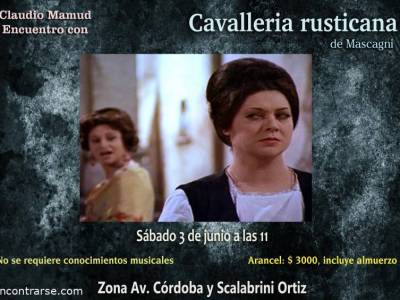 Encuentro Encuentro con la ópera "Cavalleria rusticana"