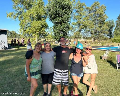 Qué quinteto..! :Encuentro Grupal Domingo "soñado" en la Quinta de Cañuelas