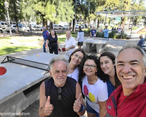 Con o sin brisa devotense, se juega igual!!  Lo  pasamos increíble gracias a todos los que se suman con buena onda para jugar !!! :Encuentro Grupal Ping Pong venite a jugar y compartir un rato en Devoto