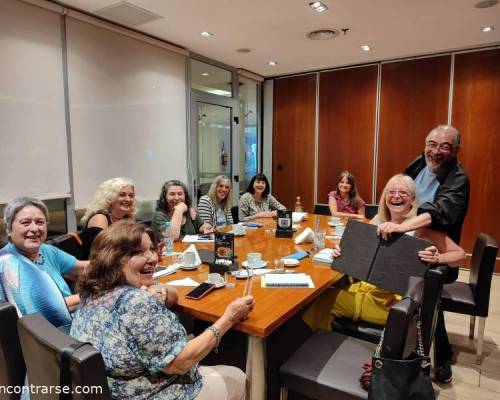 Momento muy divertido.... :Encuentro Grupal Taller literario- Te doy la palabra BIS