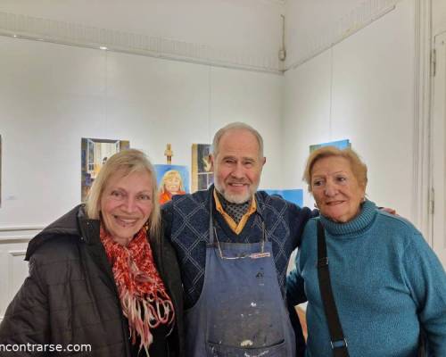 31300 6 Acompañenme a visitar la exposicion del excelente artista plástico ,  .el maestro  Gustavo Rubinsteih - Lo veremos en acción pintando un retrato  . 