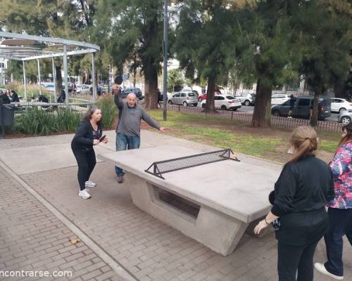 Charly saludando a la comunidad pimponera :Encuentro Grupal Ping Pong venite a jugar y compartir un rato en Devoto